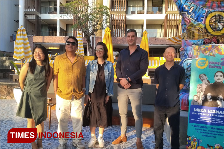 Indra Lesmana saat menghadiri konferensi pers sebelum tampil di Jazz Musik Festival 6 September mendatang. (FOTO: Susi/TI)