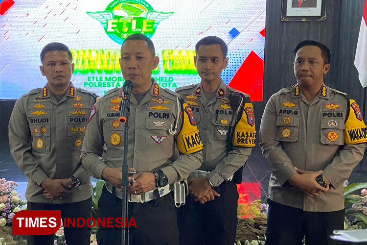 Pilot Project Nasional, Polresta Malang Kota Terapkan E-TLE Mobile Handheld