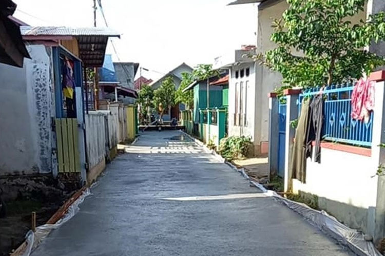 Semenisasi gang di Rapak Dalam hasil Probebaya (Foto: Ist/TIMES Indonesia)