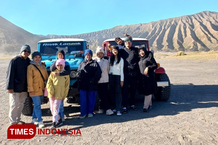 Wisatawan saat berkunjung ke Gunung Bromo. (Foto: Bromoday for TIMES Indonesia)