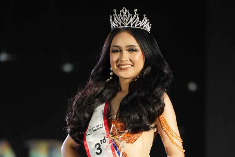 Bikin Bangga, Karenina Putri Raih 3rd Runner Up Teen Star International 2024 di Thailand