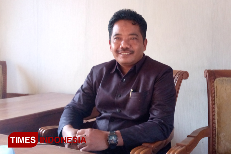 Slamet, Sekretaris DPC Partai Demokrat Banjarnegara. (FOTO: Muchlas Hamidi/TIMES Indonesia)