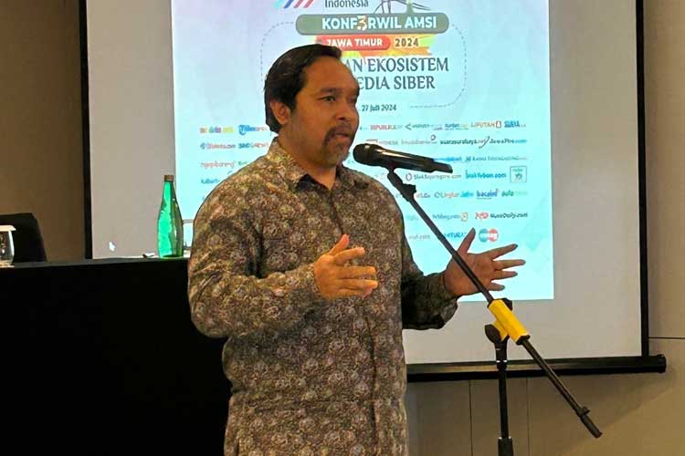 Buka Konferwil III AMSI Jatim, Ketum AMSI: Ekosistem Media Digital Penting