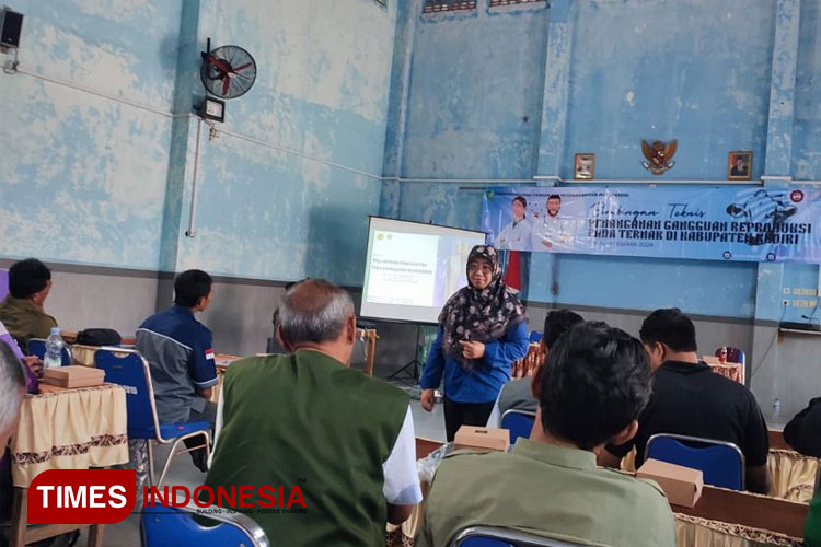 Pelaksanaan Bimbingan Teknis Gangguan Reproduksi di Kabupaten Kediri. (FOTO: AJP TIMES Indonesia)