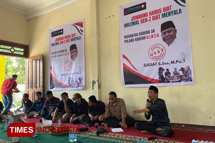 Suasana Deklarasi MproS di Posco MproS yang terletak di Desa Sawiji, Jogoroto, Jombang, Minggu (28/7/2024). (FOTO: Rohmadi/TIMES Indonesia)