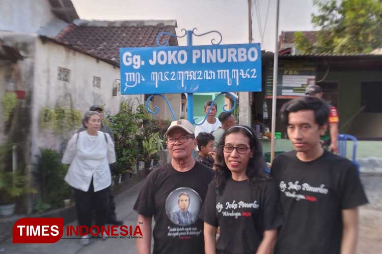 Warga Abadikan Nama Penyair Terkemuka Indonesia Joko Pinurbo sebagai Nama Gang Kampung