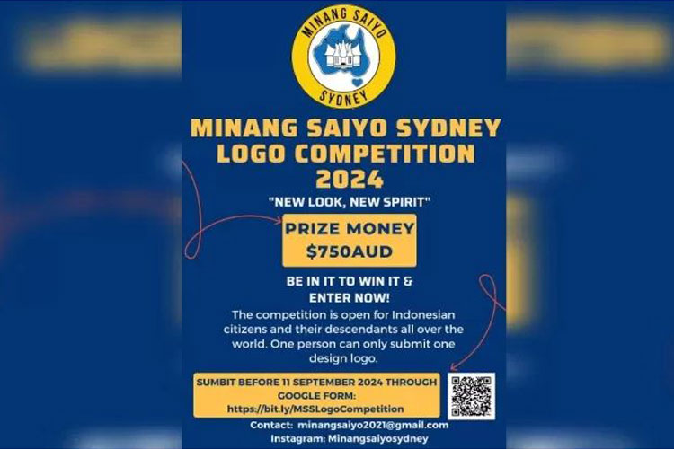 Komunitas Minang Saiyo Sydney Gelar Kompetisi Desain Logo Baru, Ini Detailnya