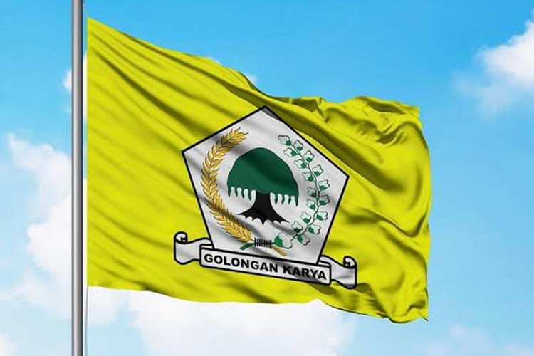 Bendera Partai Golkar. (Foto: pinterest)