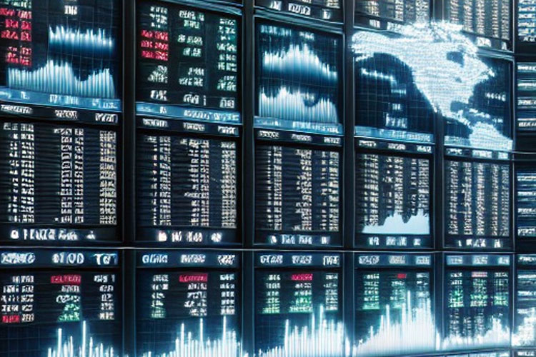 ilustrasi perdagangan saham. (Foto: TIMES AI Academy)