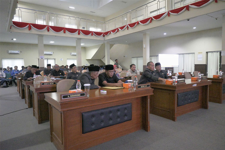 Anggota DPRD Kota Banjar periode lama akan segera mengakhiri masa jabatannya. (FOTO: Humas Setwan Kota Banjar)