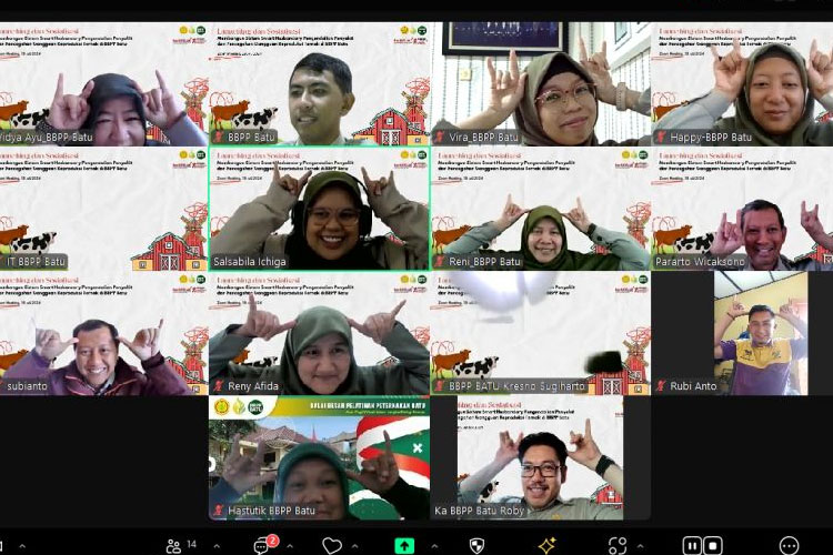Launching Sistem Smart Husbandry Secara Daring.