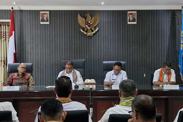 Kunjungan Tim Satgas Korsup KPK Wilayah V di Kota Kupang. (FOTO: Biro Humas KPK for TIMES Indonesia)