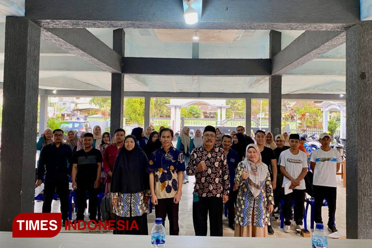 Kegiatan pengabdian masyarakat FMIPA Unisma Malang di Desa Wadung Kab. Malang. (FOTO: AJP TIMES Indonesia)