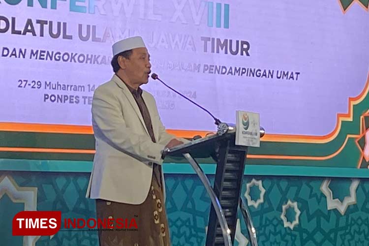 5 Pesan Penting KH Hassan Mutawakkil Alallah dalam Konferwil NU Jatim di Jombang