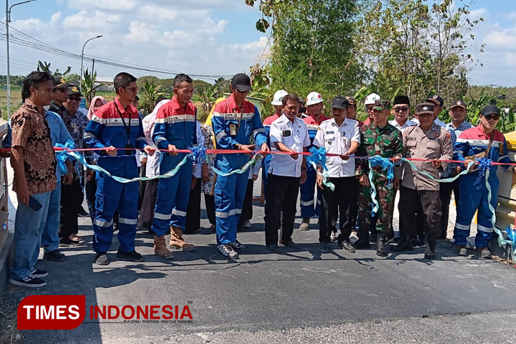  PT Pertamina EP Cepu ADK Rampungkan Pembangunan Turap Jembatan Damseng Tuban
