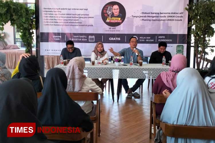 Pelaku UMKM Gresik Sambat ke Cabup Alif, Ungkap Banyak Industri tapi Sepi Order
