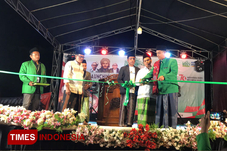 Peresmian Kampung NU di Desa Tempuran, Kecamatan Bantaran, Kabupaten Probolinggo (FOTO: Iqbal/TIMES Indonesia)