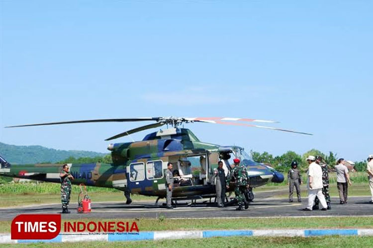 Lanud Iswahjudi Pacitan yang menjadi lokasi mendaratnya helikopter saat kunjungan pejabat beberapa waktu lalu (FOTO: Dok. TIMES Indonesia)