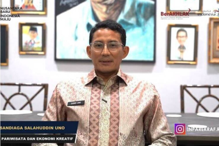 Sandiaga Uno Paparkan Program Kemenparekraf dalam Simposium PPIDK Timtengka
