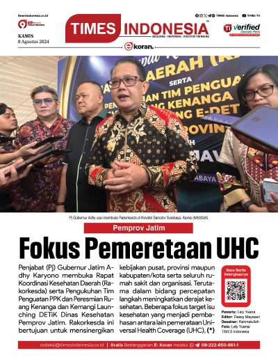 Edisi Kamis, 8 Agustus 2024: E-Koran, Bacaan Positif Masyarakat 5.0