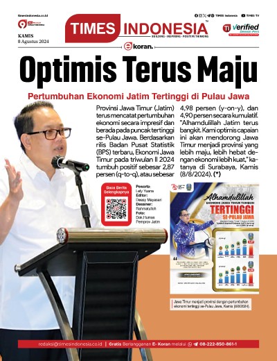 Edisi Kamis, 8 Agustus 2024: E-Koran, Bacaan Positif Masyarakat 5.0