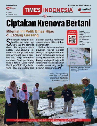 Edisi Kamis, 8 Agustus 2024: E-Koran, Bacaan Positif Masyarakat 5.0