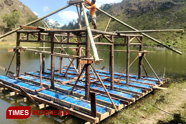 Rampung Akhir Agustus, Mushala Apung Tlogo Sono Pacitan Diprediksi Mampu Sedot Wisatawan