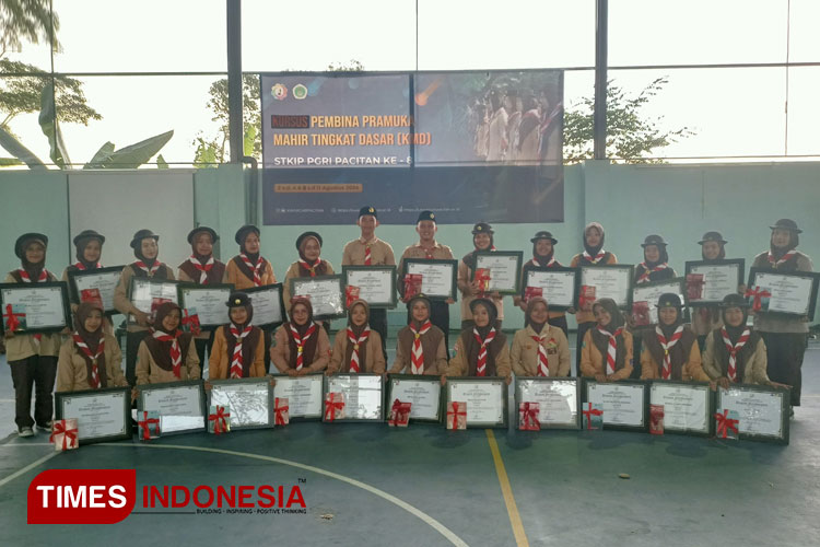 Penutupan KMD 7 Pramuka STKIP PGRI Pacitan 2024. (FOTO: STKIP for TIMES Indonesia)