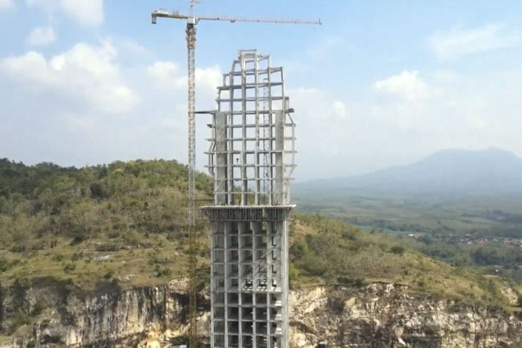 Progres Pembangunan Monumen Reog di Ponorogo, Selesaikan Struktur Gedung dan Patung Reog