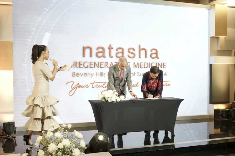 Natasha Skin Clinic Center bekerja sama dengan Beverly Hills Institute of Surgery USA menghadirkan terapi kecantikan baru berbasis seluler. (Foto: dok Natasha)