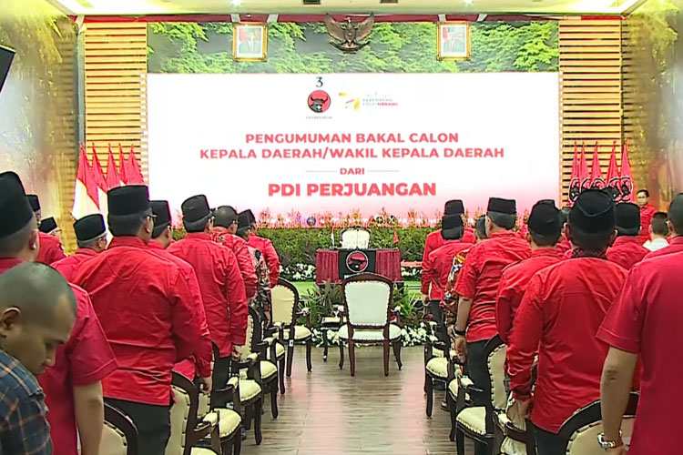 PDI Perjuangan Serahkan Rekomendasi Bakal Calon Gubernur dan Wakil Gubernur ke 13 Provinsi, Mana Saja?