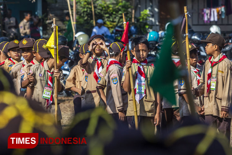 Peringati Hari Pramuka Kwarran Sedayu Adakan 'Pesta Siaga'