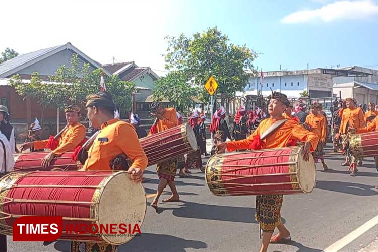 Gendang belek, musik tradisional Sasak ciri khas Lombok Utara. (Foto: Hery Mahardika/TIMES Indonesia)