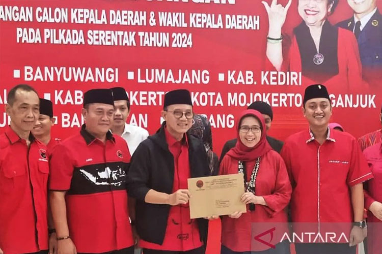 10 Pasangan Ini Dapat Rekomendasi PDIP di Pilkada Jatim 2024, Siapa Saja?