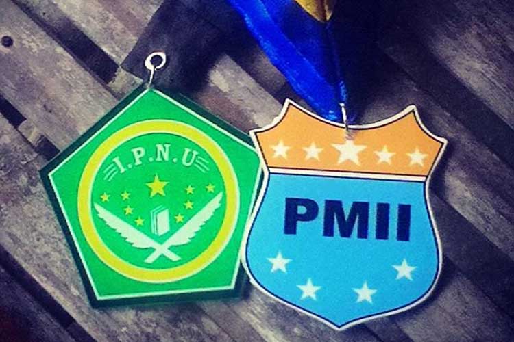 Lambang Pergerakan Mahasiswa Islam Indonesia (PMII) dan Ikatan Pelajar Nahdlatul Ulama (IPNU). (FOTO: Istimewa)