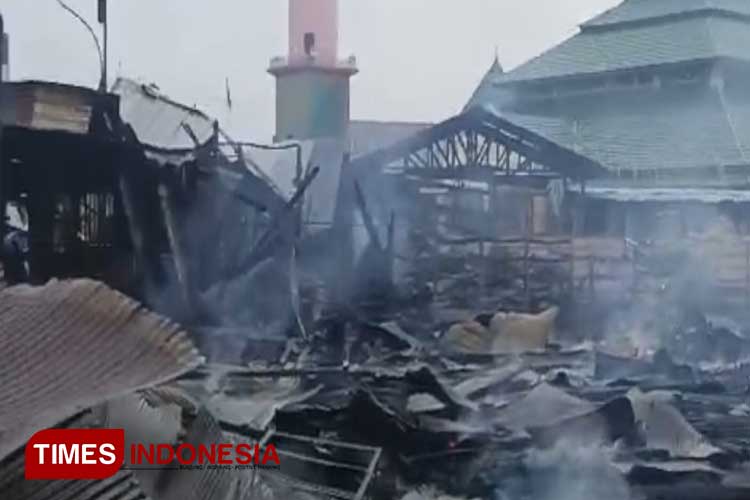 Pasar Sangkulirang di Kutai Timur Terbakar