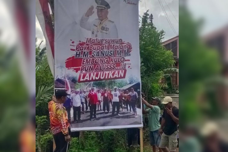 Warga Sonowangi dan Lebakharjo Apresiasi Bupati Malang atas Pembangunan Jalan