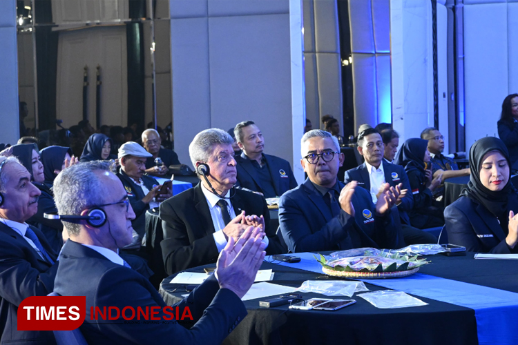 Simposium All Eyes on Palestine. (FOTO: Rafyq Panjaitan/TimesIndonesia)