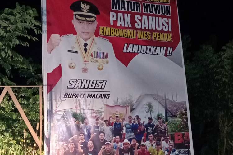 Marak Baliho Apresiasi Bupati Malang Sanusi, Ini Kata Pakar Politik