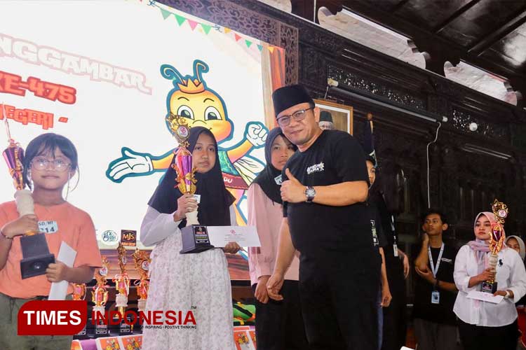 Usung Tema 'Kudus Membangun Negeri', Ratusan Anak Ikuti Lomba Mewarnai
