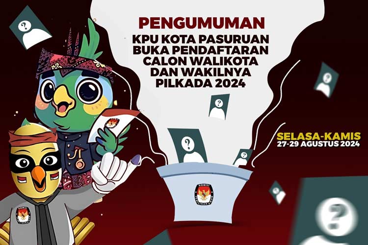 Pendaftaran Calon Wali Kota Pasuruan 2024 Dibuka, Ini Jadwal dan Ketentuannya!