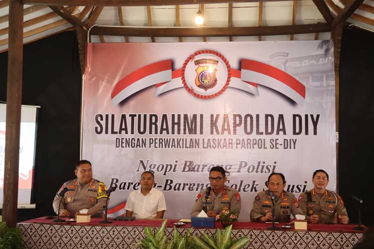 Jaga Kondusivitas Pilkada 2024, Kapolda DIY Kumpulkan Seluruh Laskar Partai Politik