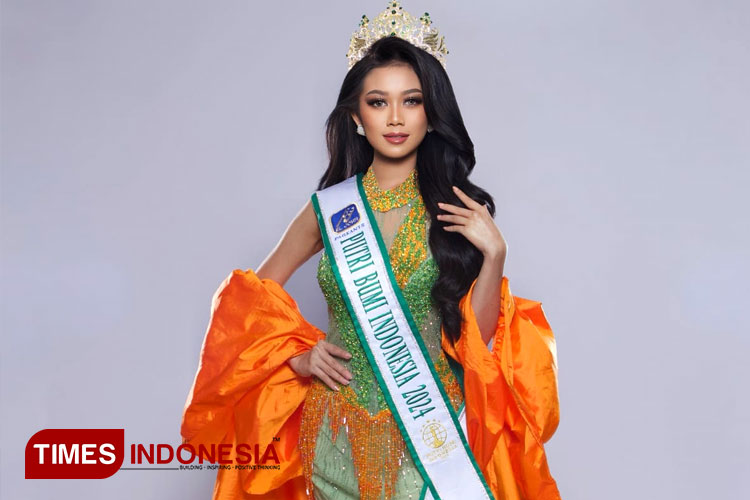 Putri Bumi Indonesia 2024, Nur Afrah Maryam Insani. (FOTO: Nami for TIMES Indonesia)