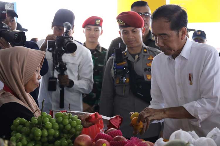 Presiden RI Jokowi Resmikan Pasar Pasir Gintung di Lampung, Tingkatkan Kenyamanan Aktivitas Perekonomian