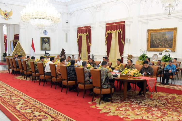 Rapat Terbatas Mengenai Wabah Monkey Pox. (FOTO: dok. Setkab)