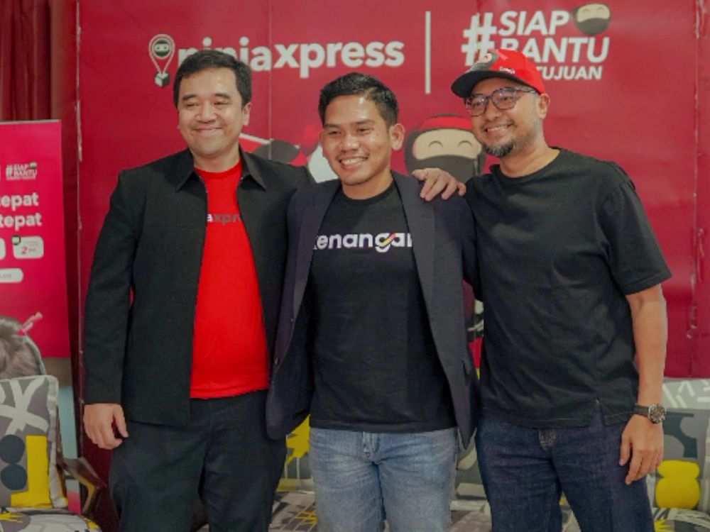 Kolaborasi Ninja Xpress bersama Kopi Kenangan. (FOTO: Fahmi/TIMES Indonesia) 