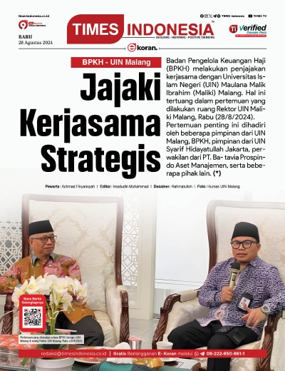 Edisi Rabu, 28 Agustus 2024: E-Koran, Bacaan Positif Masyarakat 5.0
