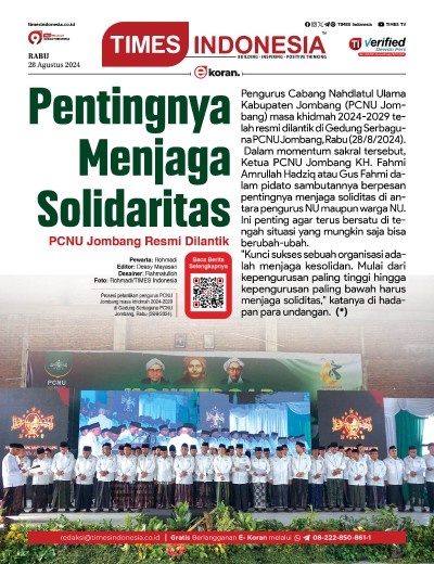 Edisi Rabu, 28 Agustus 2024: E-Koran, Bacaan Positif Masyarakat 5.0