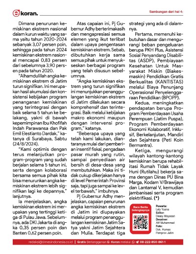 Edisi Rabu, 28 Agustus 2024: E-Koran, Bacaan Positif Masyarakat 5.0