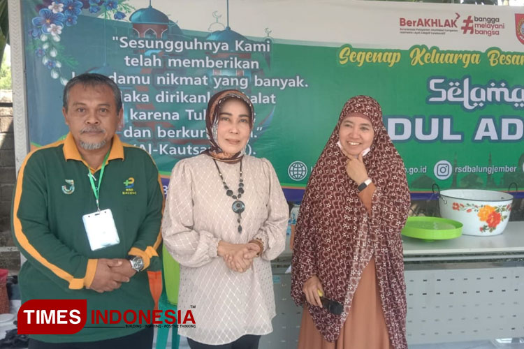 Direktur RSD Balung. (FOTO: M. Abdul Basid/TIMES Indonesia)